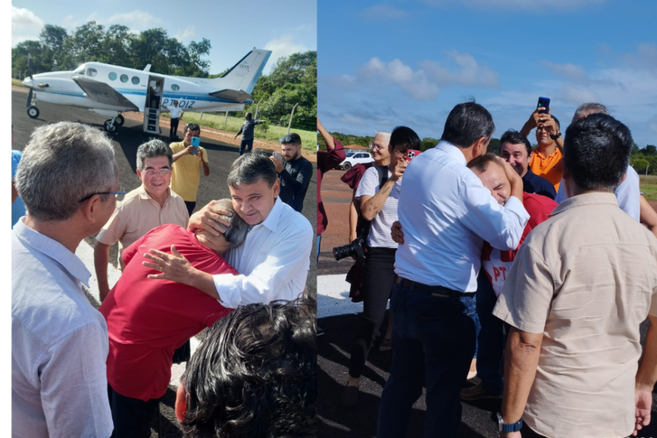 Um Encontro de Respeito e Admiração: Ministro Wellington Dias e o Vereador Pitoco Borges, Colegas de Trajetória na Caixa Econômica Federal