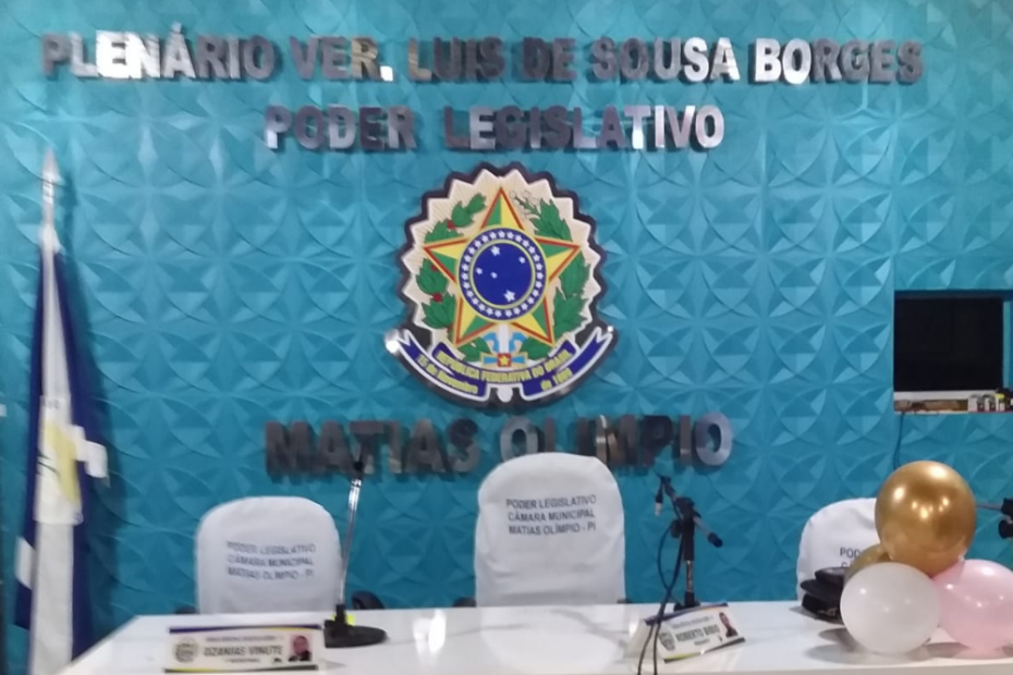 Relembrando A Gratidão da Família Borges aos Vereadores de Matias Olímpio: Plenário "Luiz de Sousa Borges"