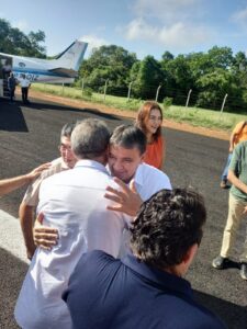 Um Encontro de Respeito e Admiração: Ministro Wellington Dias e o Vereador Pitoco Borges, Colegas de Trajetória na Caixa Econômica Federal