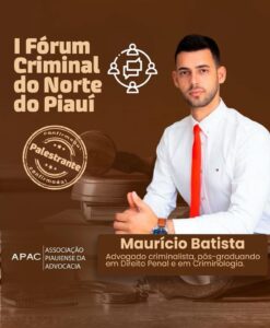 Convite: I Fórum Criminal do Norte do Piauí