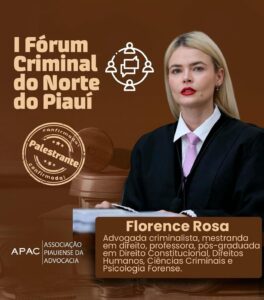 Convite: I Fórum Criminal do Norte do Piauí