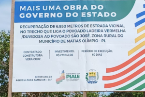 A Crônica do Descaso: Obra Inacabada em Matias Olímpio/PI Reflete o Abandono da Infraestrutura Rural