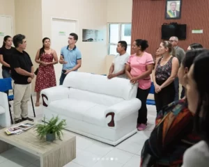 Visita do Deputado LIMMA ao Hospital Estadual Dr. Júlio Hartman em Esperantina